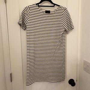 Striped t-shirt dress